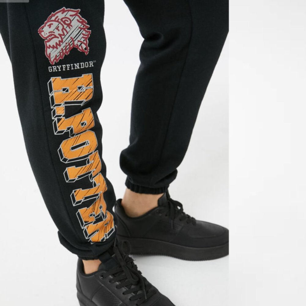 Black Harry Potter Gryffindor Joggers